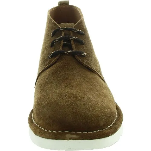 Donald J. Pliner Mens Tan Suede Lifestyle High-Top Loafers Shoes New