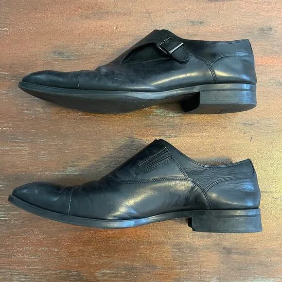 Donald J Pliner Sergio Monk Strap Men's Leather Shoes  Size 13M
