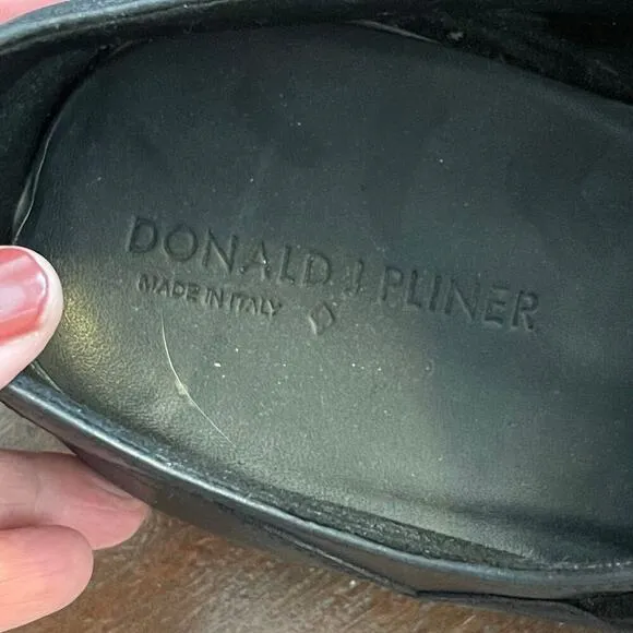 Donald J Pliner Sergio Monk Strap Men's Leather Shoes  Size 13M
