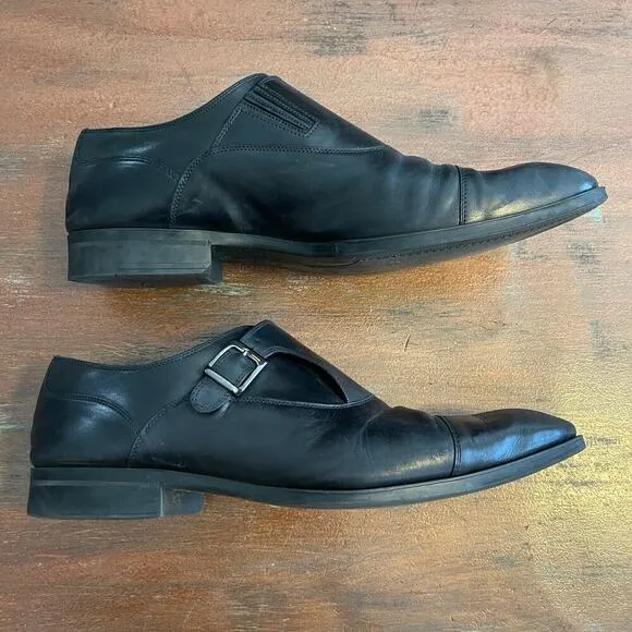 Donald J Pliner Sergio Monk Strap Men's Leather Shoes  Size 13M