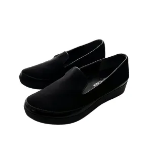 Donald J Pliner Womens Slip On Platform Loafer Shoes Black 5.5 M