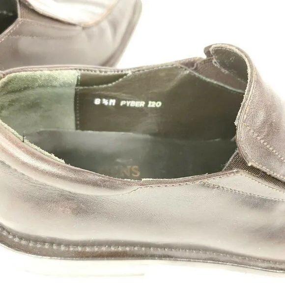Donald J Pliner Brown Leather Loafers Shoes