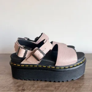 Dr. Marten Voss Quad Women's Leather Strap Sandal Size 9 #242628