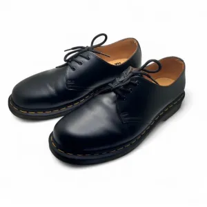Dr. Martens Black Leather Men's  3-Eyelet 1461 Loafers EU 42