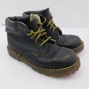 Dr Martens Boys Size 13 Black Leather Made In England Casual Hi Boot Shoes