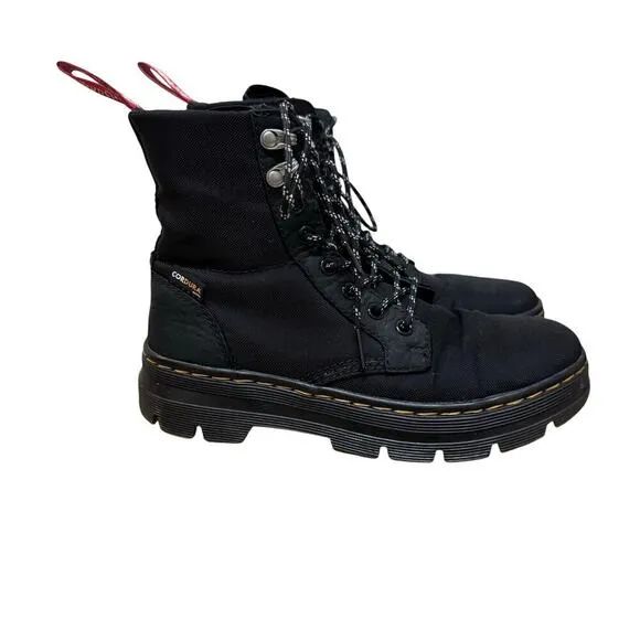 Dr. Martens x Herschel Coombs II Combat Boots Black Size 5