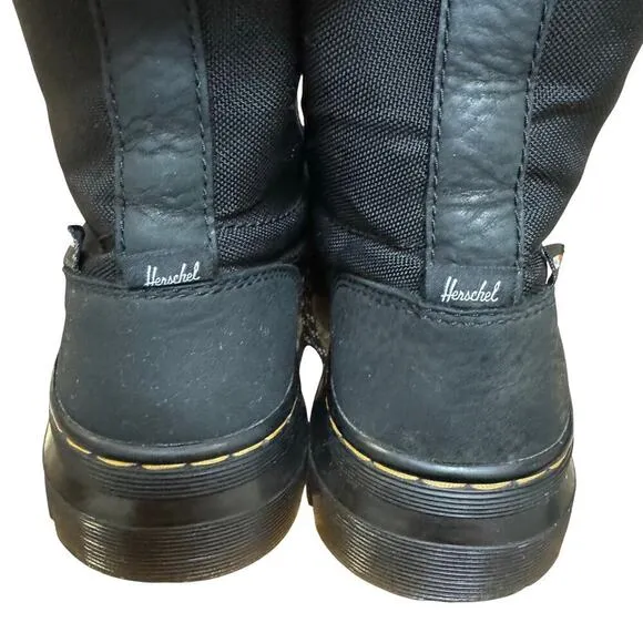 Dr. Martens x Herschel Coombs II Combat Boots Black Size 5