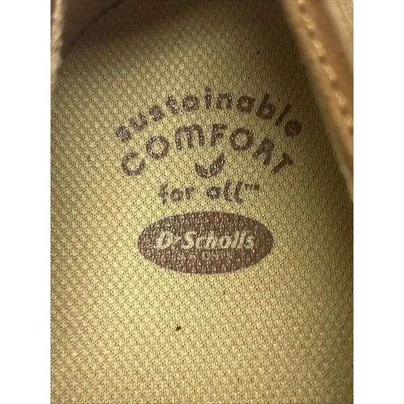 Dr Scholls 9M Emilia Pointed Toe Slip-On Tan Flat Loafer Comfort Shoes