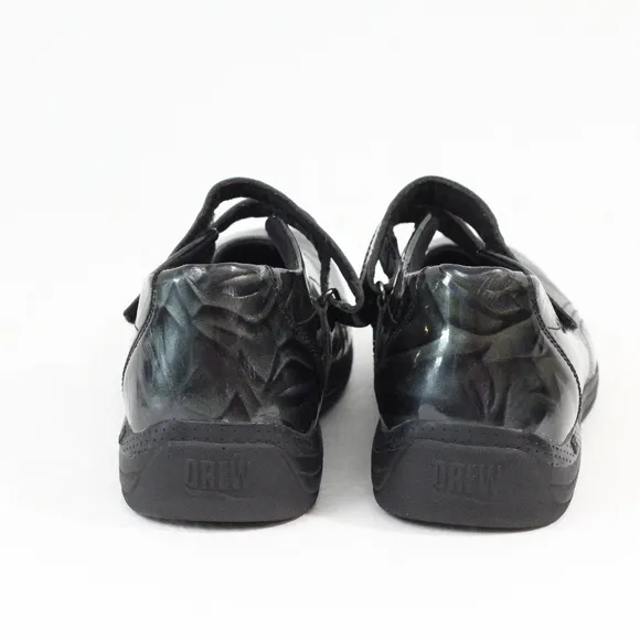 Drew Mary Jane Shoes Women Comfort Flat sz 9.5 wide Orchid Walking Loafer