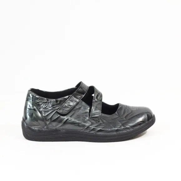Drew Mary Jane Shoes Women Comfort Flat sz 9.5 wide Orchid Walking Loafer