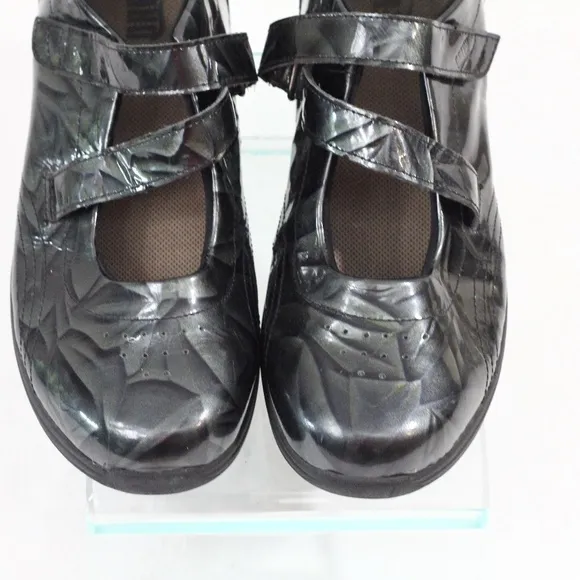Drew Mary Jane Shoes Women Comfort Flat sz 9.5 wide Orchid Walking Loafer