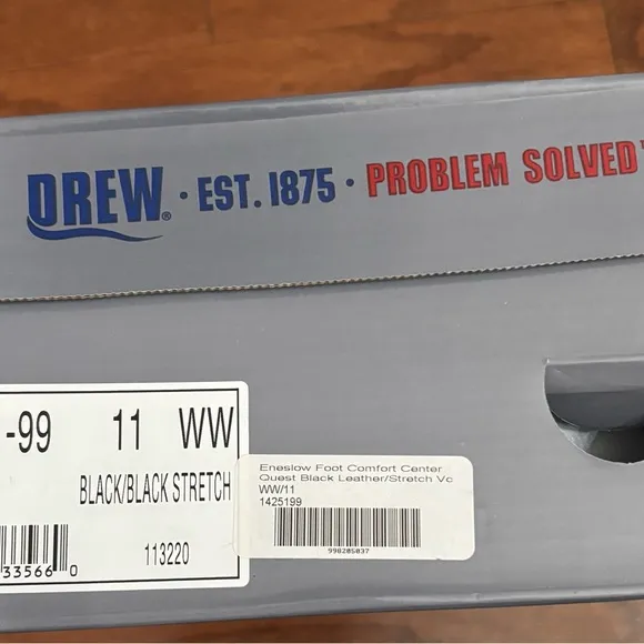 Drew Men's Black Shoes