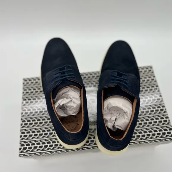 Driver Club Naples Casual Oxfords Men's Shoes Size 7 M, Navy Suede NEW