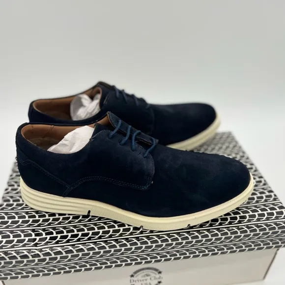 Driver Club Naples Casual Oxfords Men's Shoes Size 7 M, Navy Suede NEW