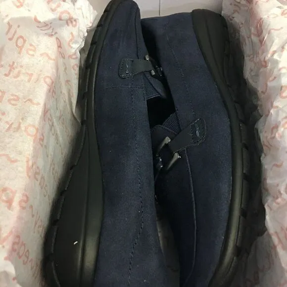 Easy Spirit Women's Shoes Navy Black Size 6.5 Abbie 2 Loafer Shoes Slip On