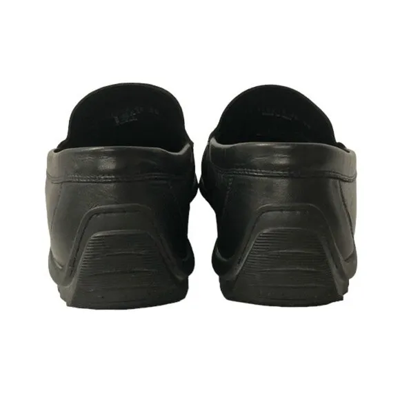 ECCO Black Slip On Driving Racing Loafers Casual Comfort Shoes US 11.5 EU 46 VGC