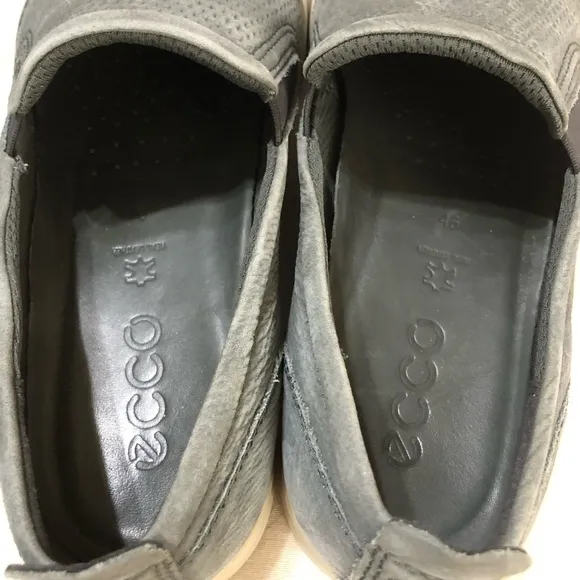 Ecco Collin 2.0 Casual Slip on Perforated Nubuck Sneaker 12 US 46 EU