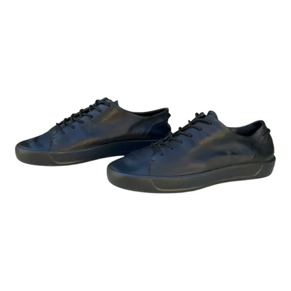 Ecco Danish Design Black Leather Lace up Men's Shoes Size 8