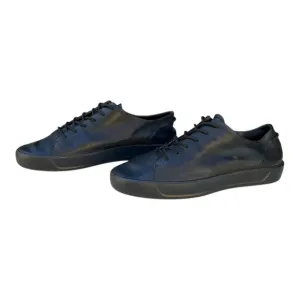 Ecco Danish Design Black Leather Lace up Men's Shoes Size 8