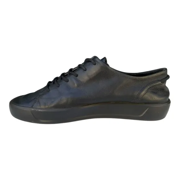 Ecco Danish Design Black Leather Lace up Men's Shoes Size 8