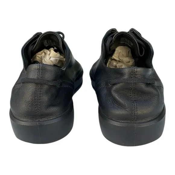 Ecco Danish Design Black Leather Lace up Men's Shoes Size 8