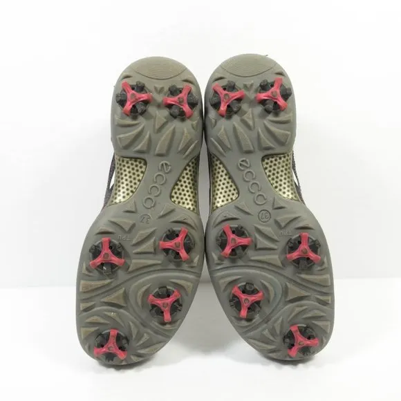 Ecco GTX Gore-tex Waterproof Leather Golf Shoes - Women's Size 6-6.5 US / 37 EU