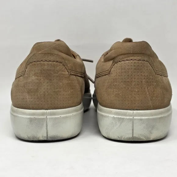 Ecco SOFT 7 Street Sneakers Shoes Brown Comfort Men's Size EU 44 US 10-10.5