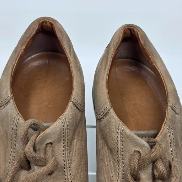 Ecco SOFT 7 Street Sneakers Shoes Brown Comfort Men's Size EU 44 US 10-10.5