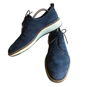 Ecco ST.1 Mens Hybrid Dark Blue Nubuck Casual Dress Shoes size EU 43