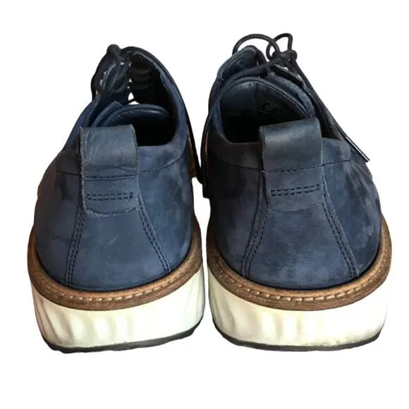 Ecco ST.1 Mens Hybrid Dark Blue Nubuck Casual Dress Shoes size EU 43