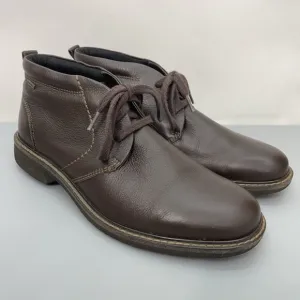 Ecco Turn Ankle Chukka Boots Waterproof Leather Brown Mens 44 US 10 10.5