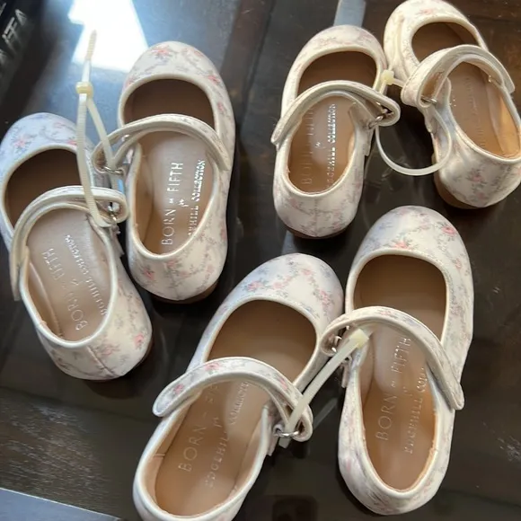 Edgehill Collection x Born on Fifth Erika Floral Mary Janes Shoes.