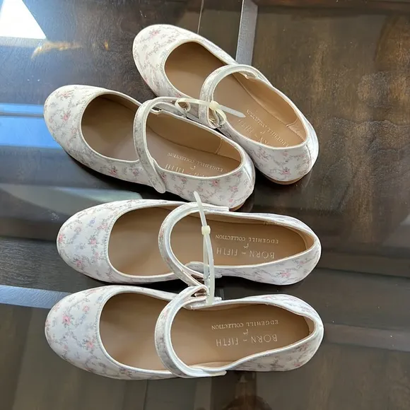 Edgehill Collection x Born on Fifth Erika Floral Mary Janes Shoes.