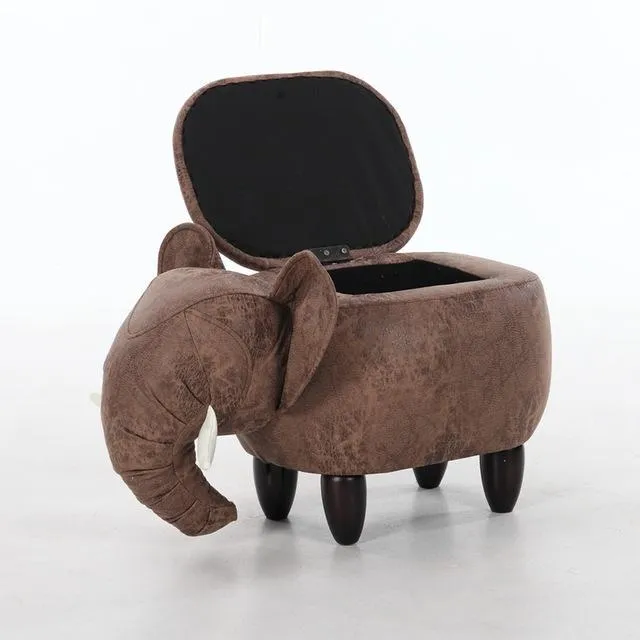 Elephant Shoes Stool with Storage