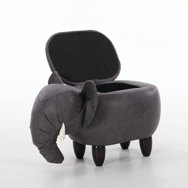 Elephant Shoes Stool with Storage