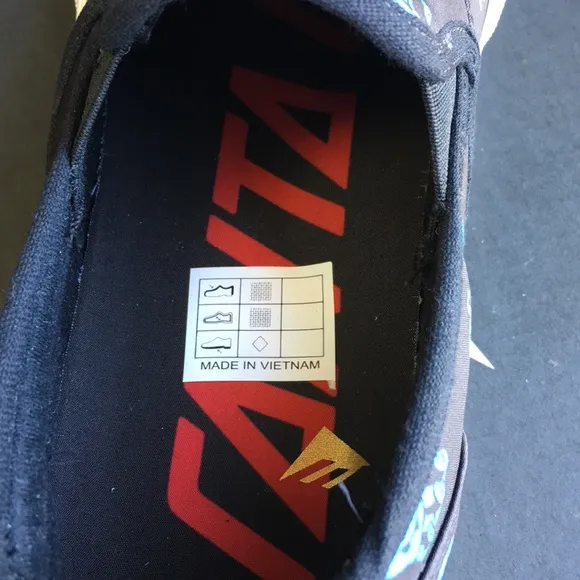Emerica and Santa Cruz collab slip on Skateshoes