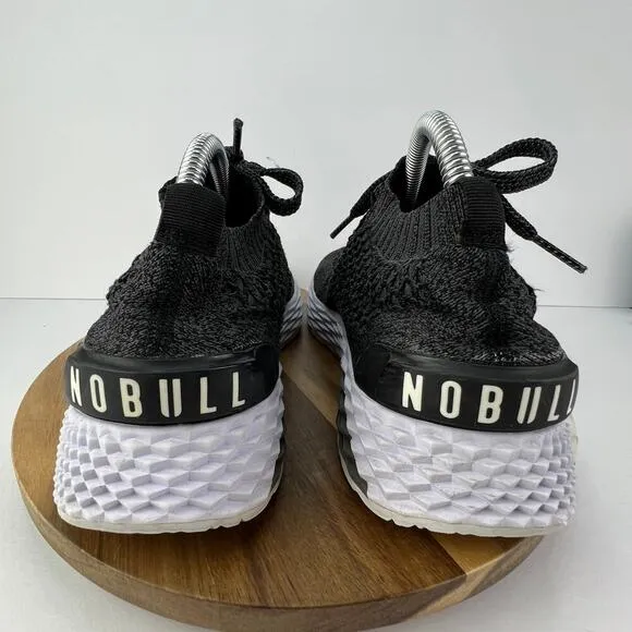 EUC Nobull Graphite Knit Runner Women's Running Shoes Deep Grey Size 9