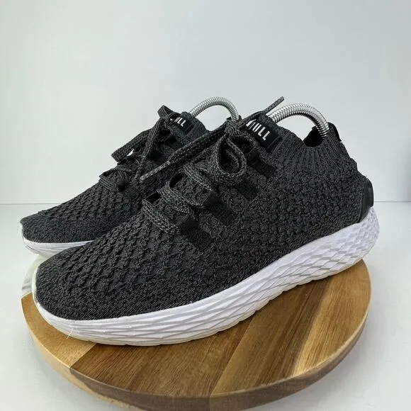 EUC Nobull Graphite Knit Runner Women's Running Shoes Deep Grey Size 9