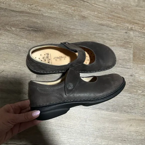 Finn comfort Mary Jane’s work shoes, brown size 41 10.5
