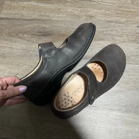Finn comfort Mary Jane’s work shoes, brown size 41 10.5