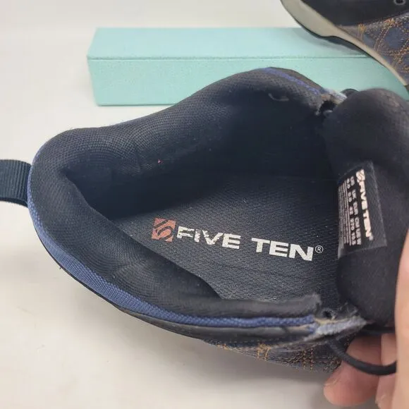 Five Ten 5.10 Approach Pro Shoes Sz 10 Men's Blue Black Climbing Hiking Walking