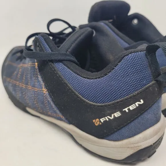 Five Ten 5.10 Approach Pro Shoes Sz 10 Men's Blue Black Climbing Hiking Walking