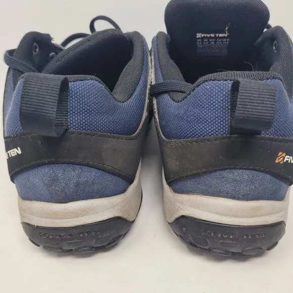 Five Ten 5.10 Approach Pro Shoes Sz 10 Men's Blue Black Climbing Hiking Walking