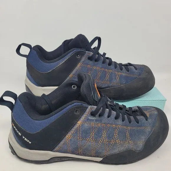 Five Ten 5.10 Approach Pro Shoes Sz 10 Men's Blue Black Climbing Hiking Walking