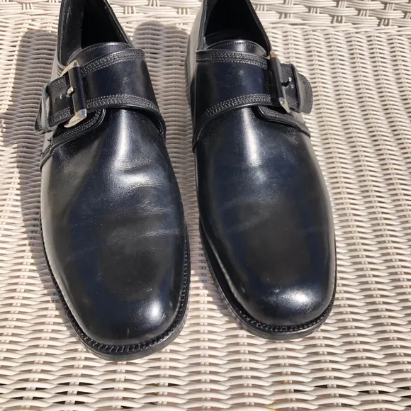 Florsheim Imperial Leather Monk Strap Oxford Shoes