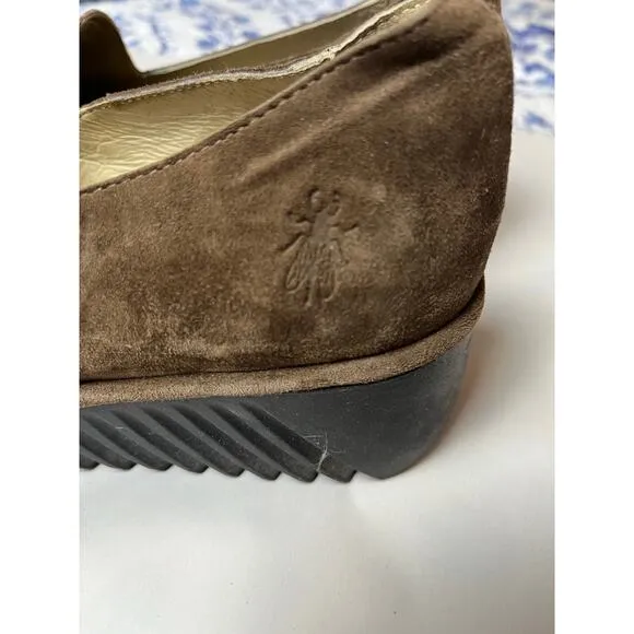 FLY London | Leather Slip-Ons Luan Cheetah Women's 41