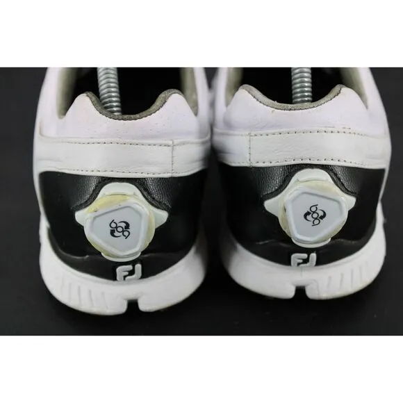 FootJoy Men's Pro SL Soft Spikeless BOA Golf Shoes 53596 White Black Size 10M