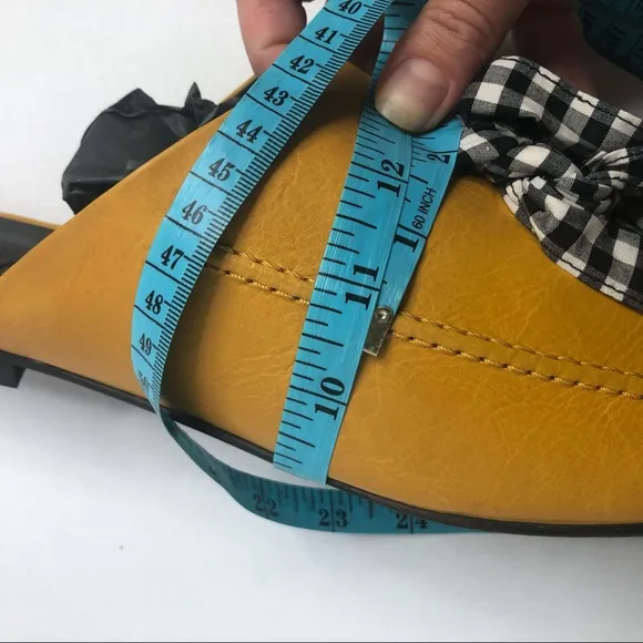 Freda Salvador Ono Gingham Tie Bow Mules DESIGNER