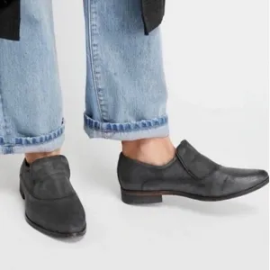 Free People | Women’s Carbon Black Brady Loafers, low heels, slip in style, 6.5