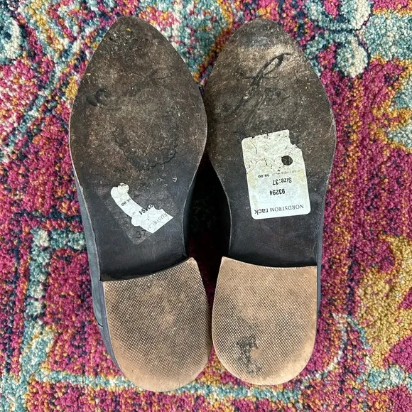 Free People | Women’s Carbon Black Brady Loafers, low heels, slip in style, 6.5